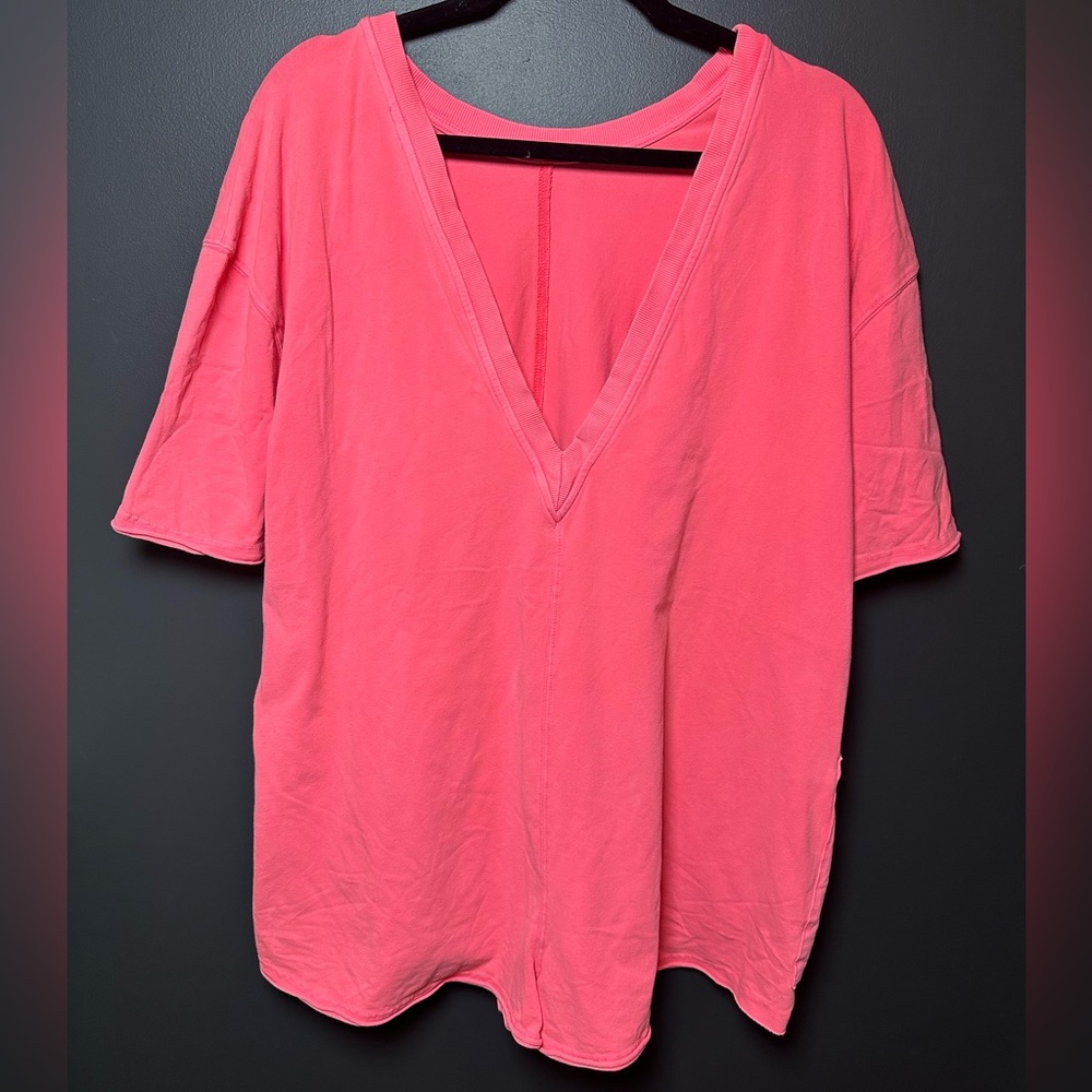 Free People | Hot Shot Tee Romper | Coral
Reversible | Small | NWOT